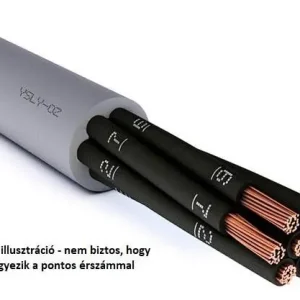 Vedd meg online Vezérlőkábel sodrott erekkel (YSLY-OZ) 2X1mm2 300/500V,