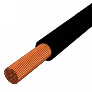 Népszerű MKh (H07V-K) 4mm2 fekete, 450/750V