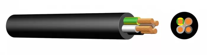 Biztonságos fizetés Gumikábel (H07RN-F) 3x1 450/750V