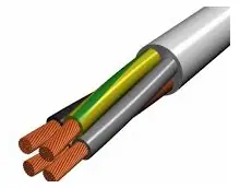 Árengedmény Mt (H05VV-F) 5x1,5mm2,fehér, hajlékony sodrott vezeték, 100m-es fóliás kiszerelés