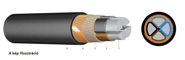 AYCWY 4x16/10mm2 0,6/1kV Olcsó