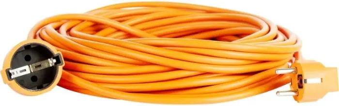 Biztonságos fizetés Földelt lengő hosszabbító 10m-es H05VV-F 3x1,5, narancs 6641H