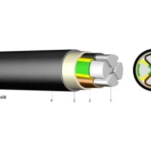 Szuper ajánlat NAYY-J 5x120mm2 SM 0,6/1kV alumínium földkábel