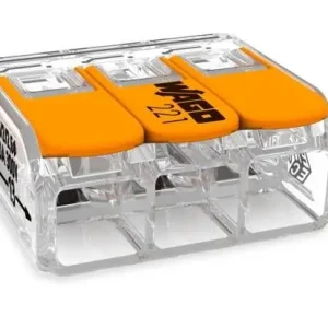 Vásárlói kedvenc WAGO 221-613 3x0.5-6mm2,vezetékösszekötő, bontható- hajlékony/tömör vezetékhez