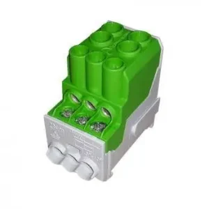 UVB 100-PE fáziselosztó blokk 25mm2 zöld Azonnal elérhető