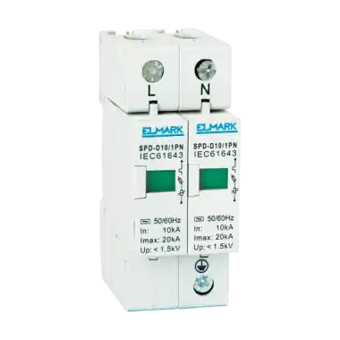 Végkiárusítás Túlfeszültség Levezető SPD-C20/1pN In 20kA