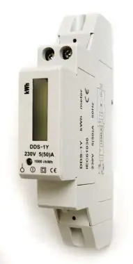 Expressz kézbesítés Fogyasztásmérő almérő 1 fázisú digitális 50A nem hiteles