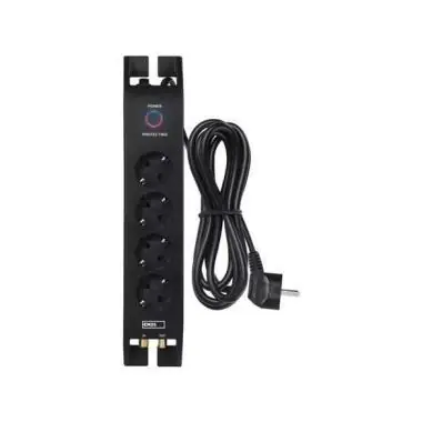 Azonnali szállítás EMOS Túlfeszültség védő 4aljzat 2m 1800J SCHUKO