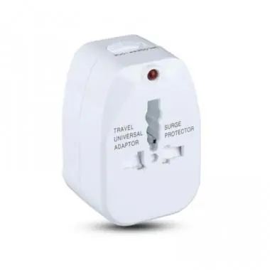 Vedd meg most V-TAC UNIVERZÁLIS ADAPTER TÚLTERHELÉS-VÉDELEMMEL 2xUSB 2500W