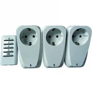 Újdonság UltraTech távirányítós dugalj készlet 3db dugalj+1db távirányító 1150W