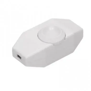 ZSINÓRKÖZI KAPCSOLÓ FÉNYERŐSZABÁLYZÓVAL FEHÉR, MAX 80W Biztonságos vásárlás