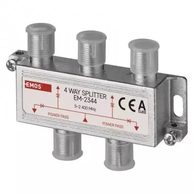 Nézd meg most EMOS ANTENNA ELOSZTÓ EM2344 4 WAY