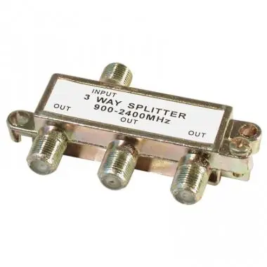 Szezonális akció 3 WAY SPLITTER ANTENNA ELOSZTÓ900-2400 MHZ