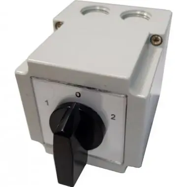 APATOR KÉZIKAPCSOLÓ 10A 3P ÁTKAPCSOLÓ TOKOZOTT (6006) Végkiárusítás