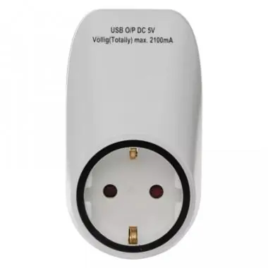 Csak ma EMOS Dugalj 2xUSB-A töltővel fehér