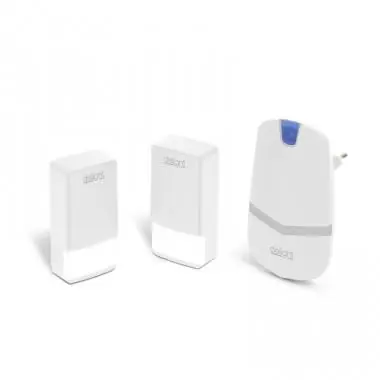 Delight 55343 fehér digitális elem- és vezeték nélküli csengő (2adó+1vevő) Legkelendőbb