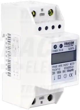 Exkluzív ajánlat Tracon Fogyasztásmérő digitális 1 Fázis 2modul 230VAC / 10(60)A
