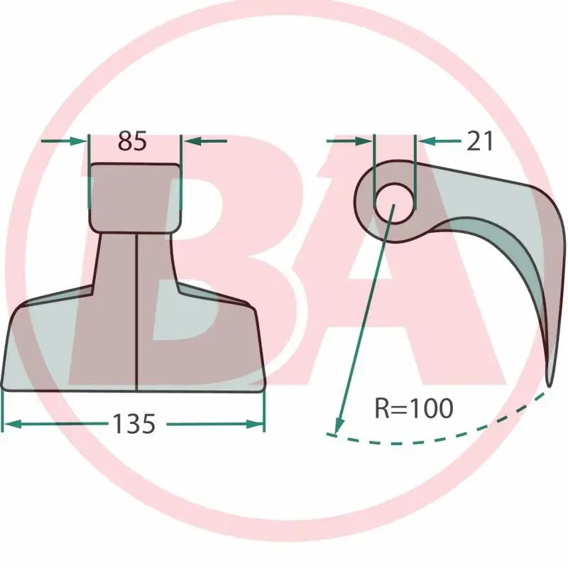 Árengedmény Wilhelm Fricke - Szárzúzó Kalapács