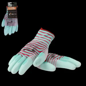 "7-es POLIÉSZTERBŐL KÉSZÜLT, POLIURETÁNNAL BORÍTOTT VÉDŐKESZTYŰ (12 db/csomag) *9461" Csak ma