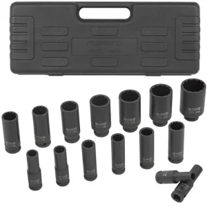 1/2 hüvelyk hosszú ütközőfej készlet 10-36mm Végkiárusítás