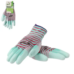 A „9”-es ZEBRA poliészter anyagú, poliuretán bevonatos védőkesztyű (12 db/csomag) Akciós ár