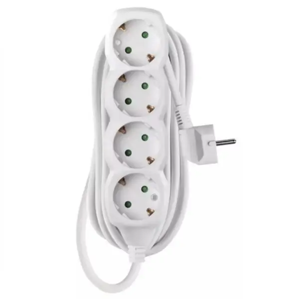 Vezetékes elosztó 4/5m fehér Olcsó