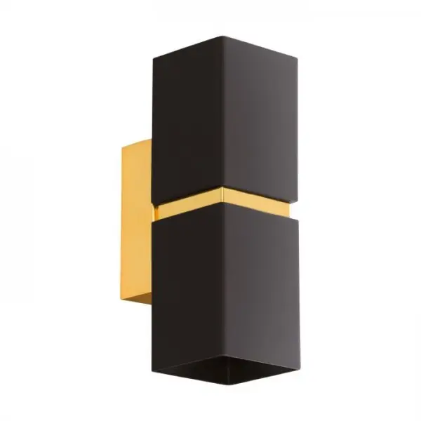 Vedd meg online Fali lámpa GU10 3Wx2 fekete PASSA LED